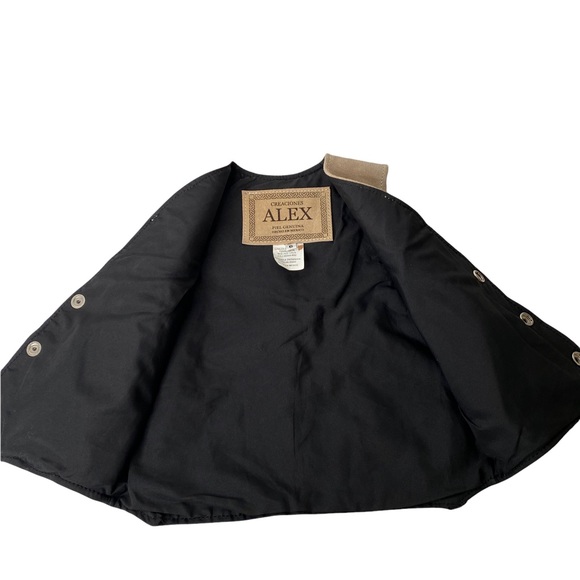 Kids Vintage Western Horse Stallion Genuine Authentic Suede Leather Vest Size 6 - Picture 5 of 9